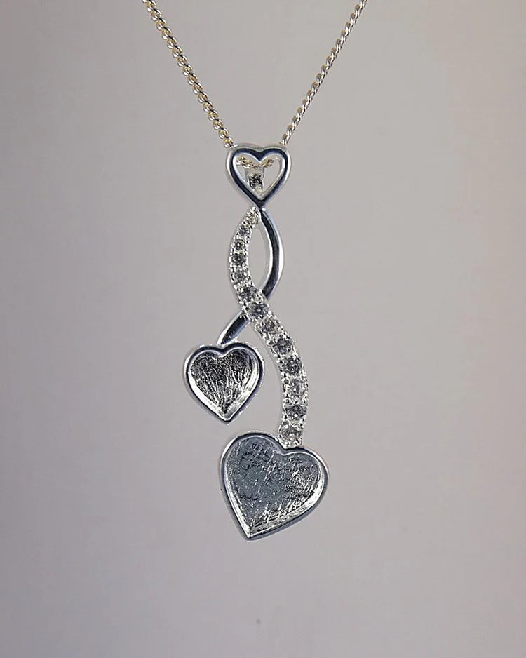 Two Hearts Entwined Pendant