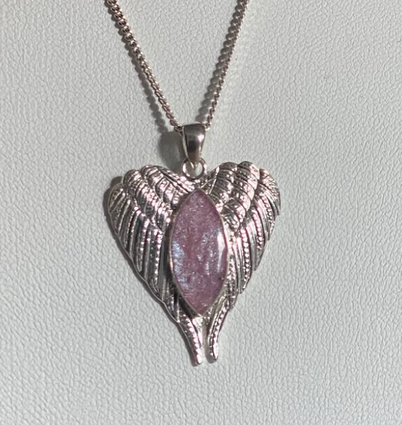Feather Heart Pendant