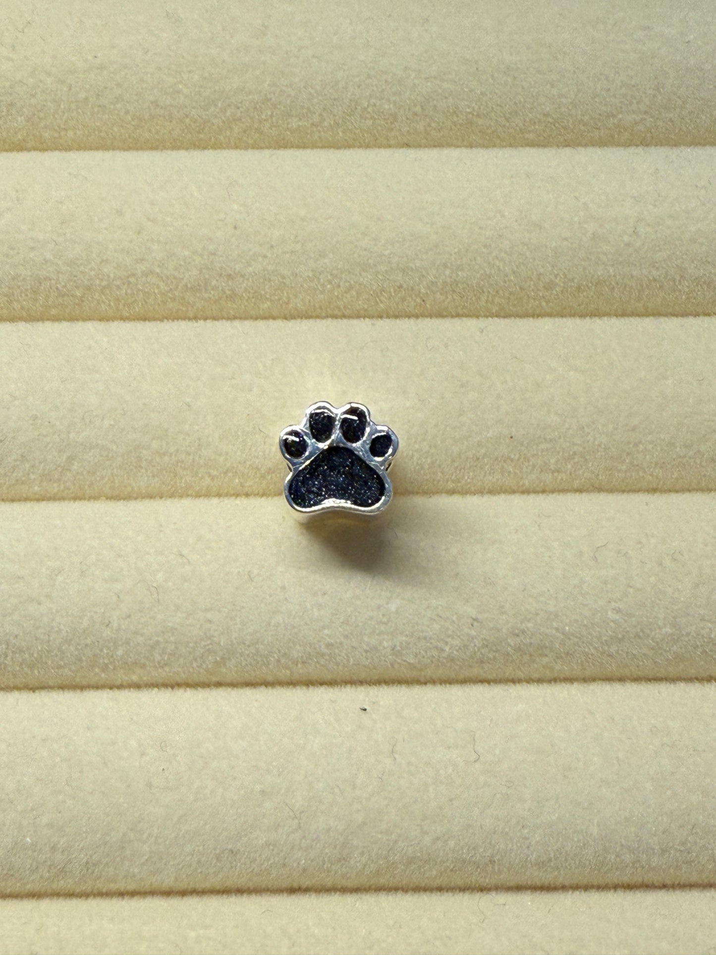 Paw Print Design Charm