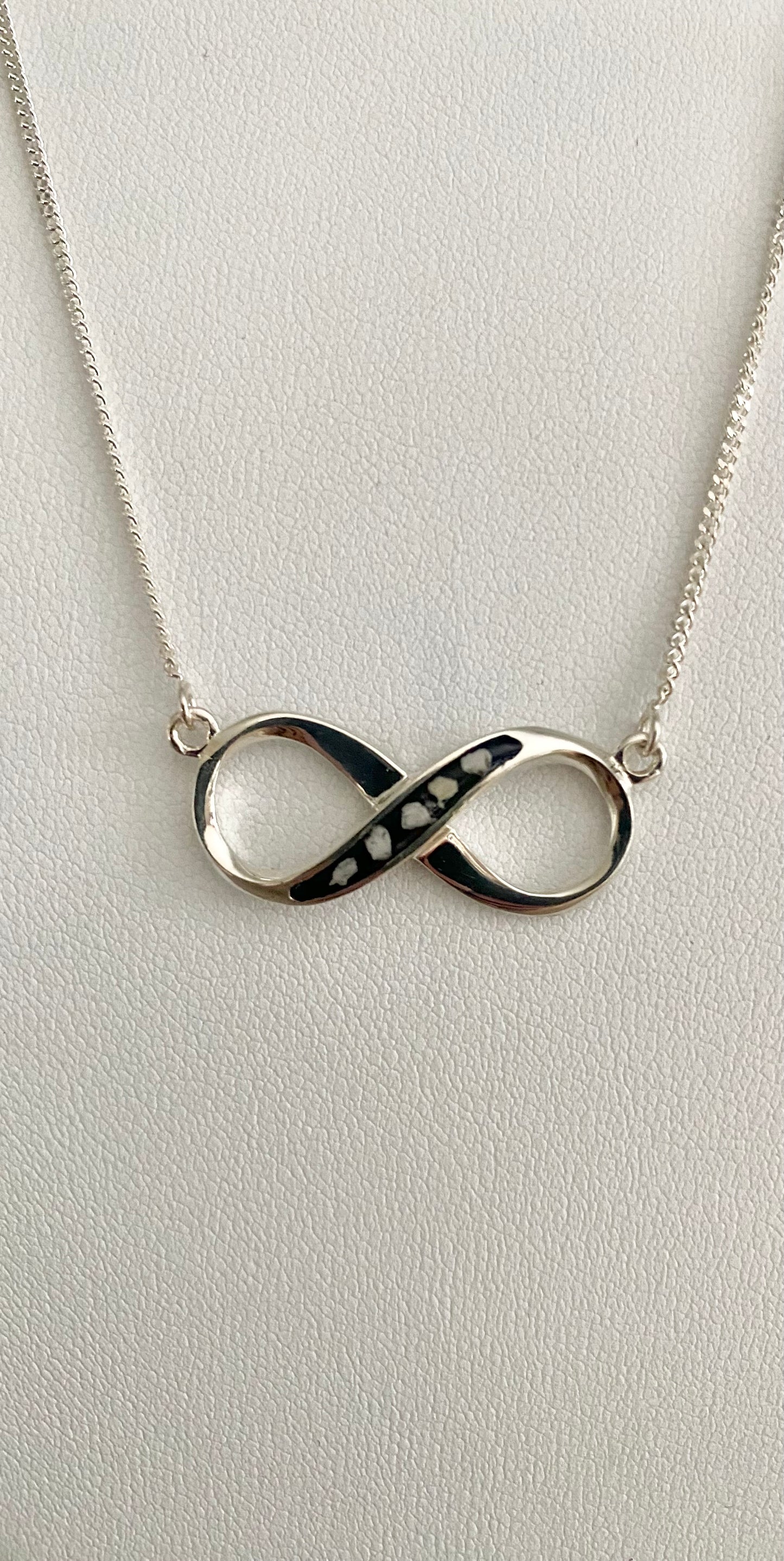 Oval Infinity Style Pendant