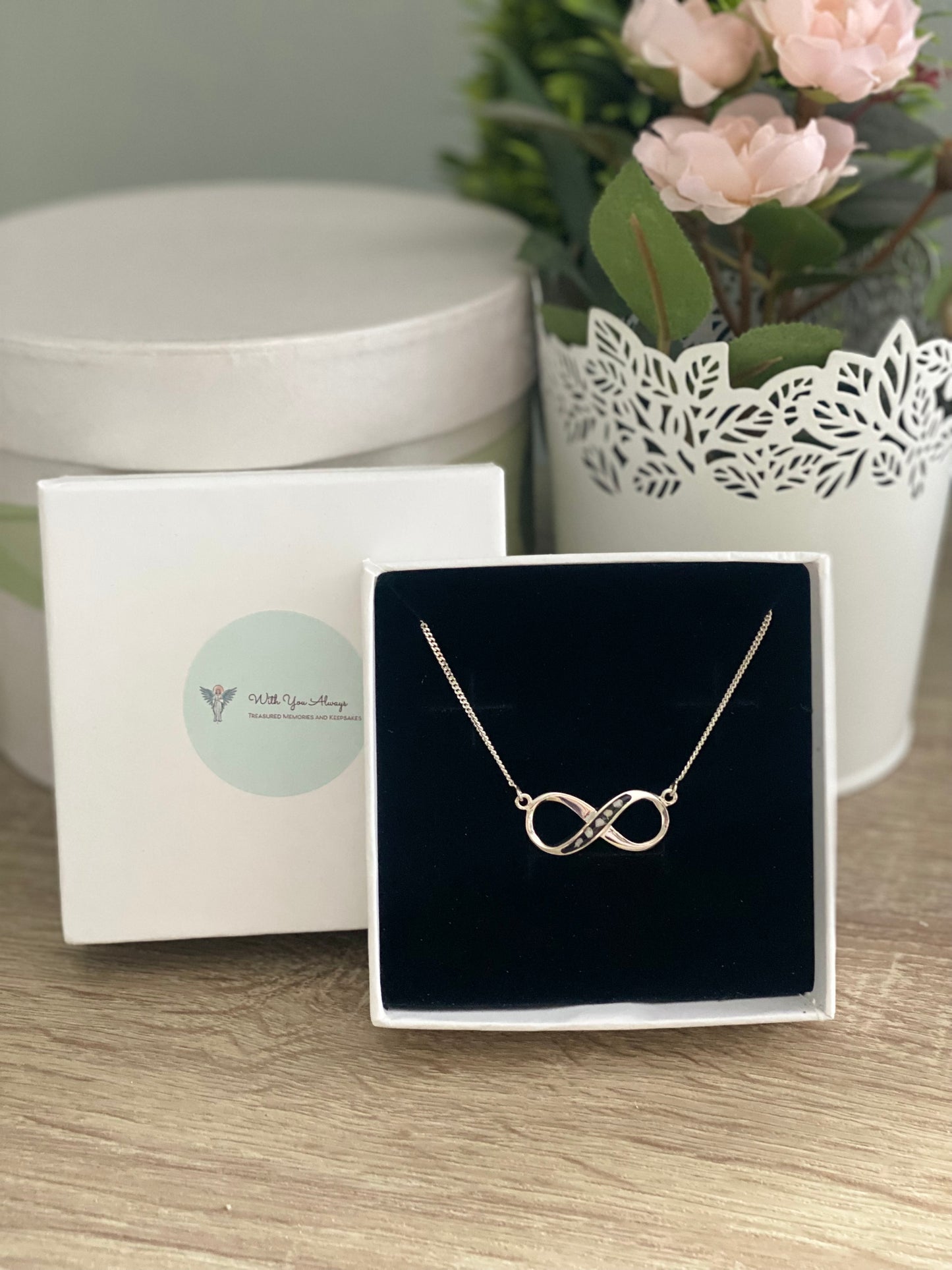 Oval Infinity Style Pendant