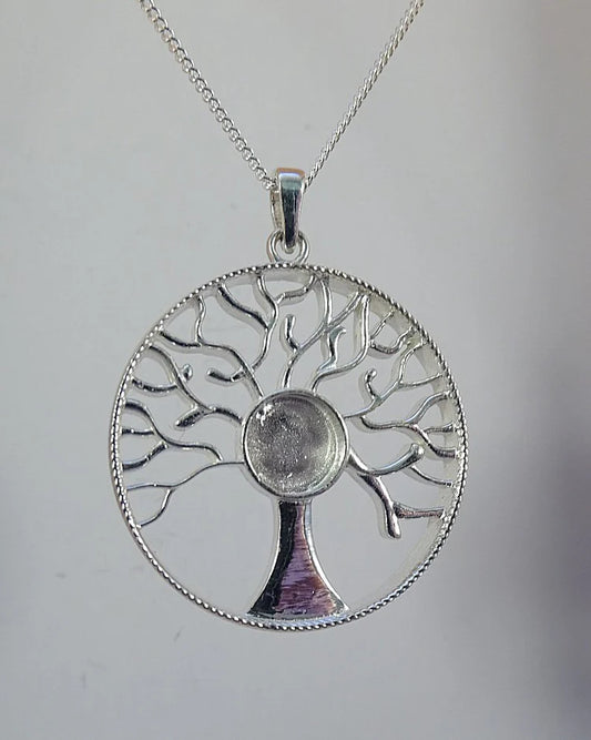 Silver Life Tree Pendant