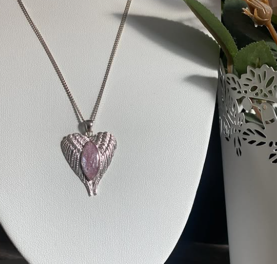 Feather Heart Pendant
