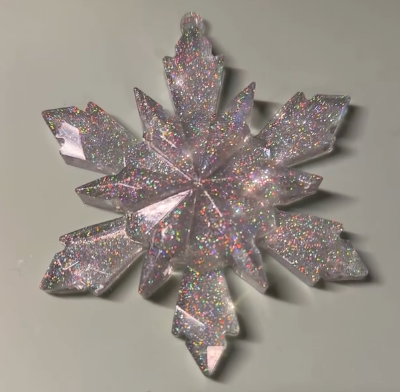 Snowflake Christmas Tree Decorations (Set of 4)