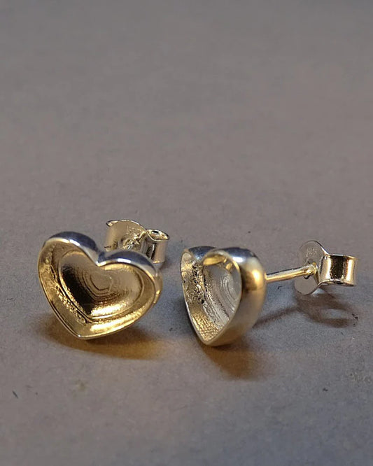 Open Heart Stud