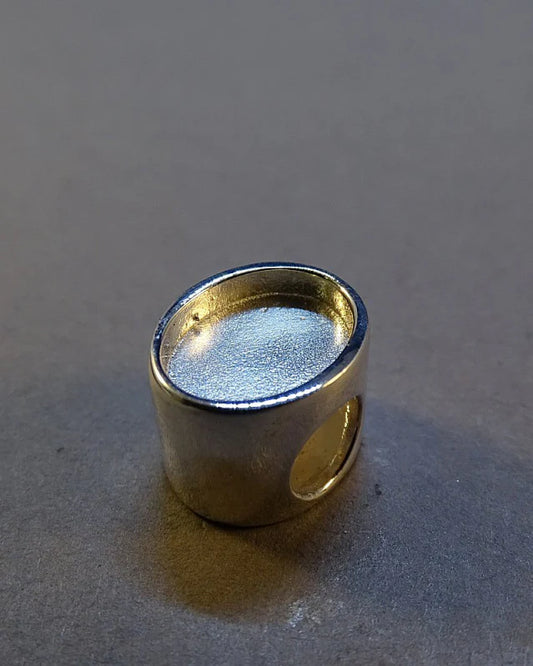 Oval Open Design Charm