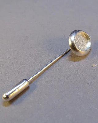 Raised Circle Tie Pin