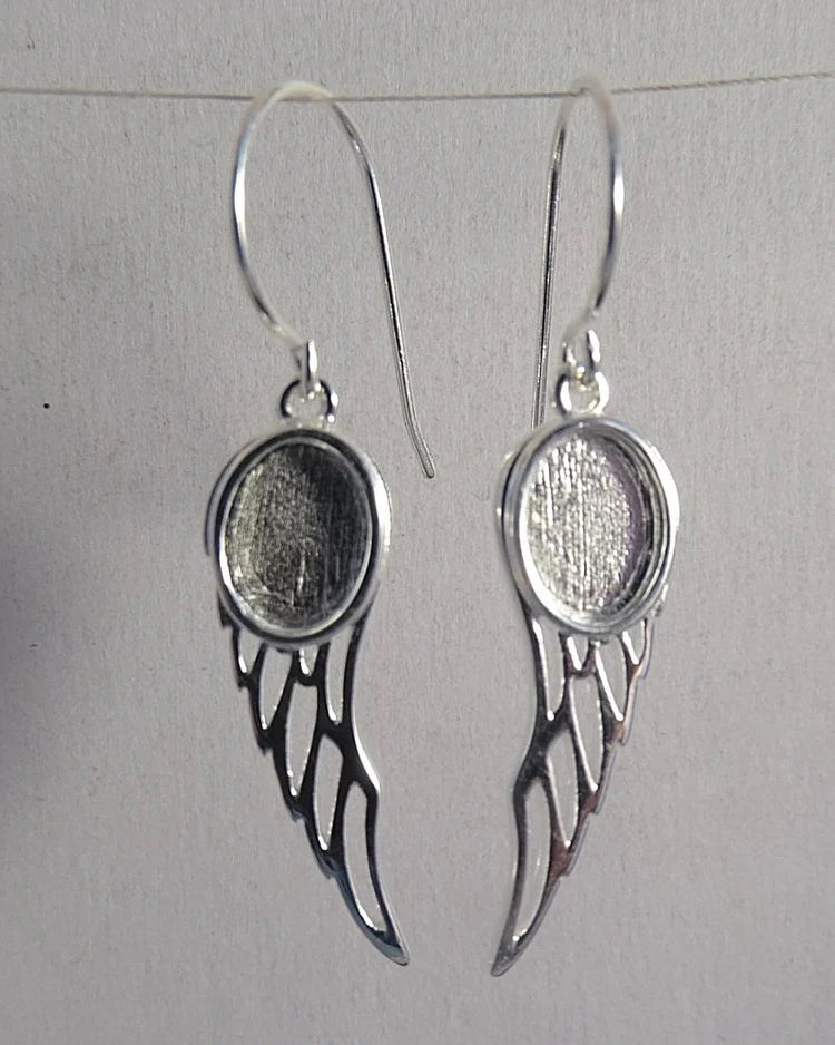 Feather Drop Earrings